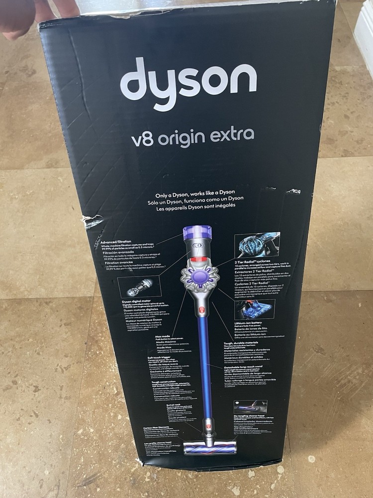 Dyson V8 Origin Extra Cordless Stick Vacuum Cleaner New In Box with Tools