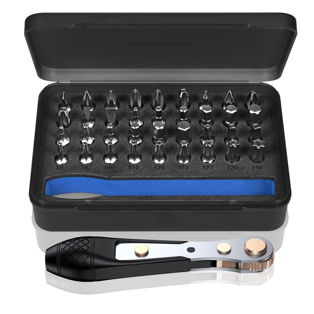 37pcs Mini Ratchet Screwdriver Set with 1/4