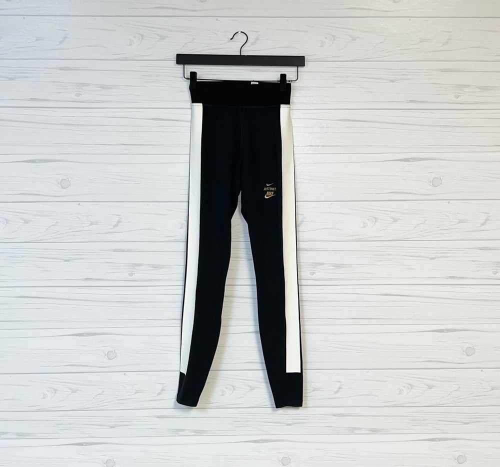 Nike jogger legging womens size extra small high rise black full length stretch
