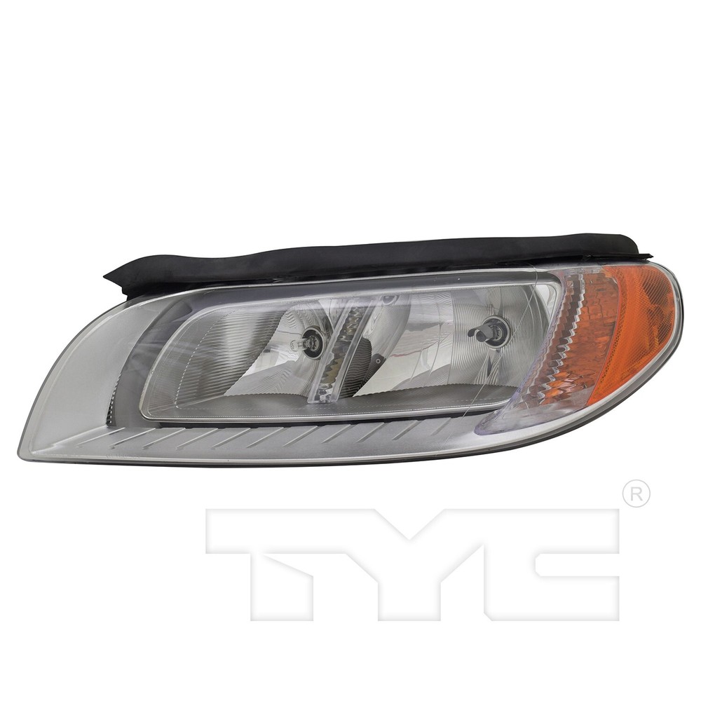 Left Headlight Assembly TYC Compatible with 2008-2010 Volvo V70 3.2 Wagon