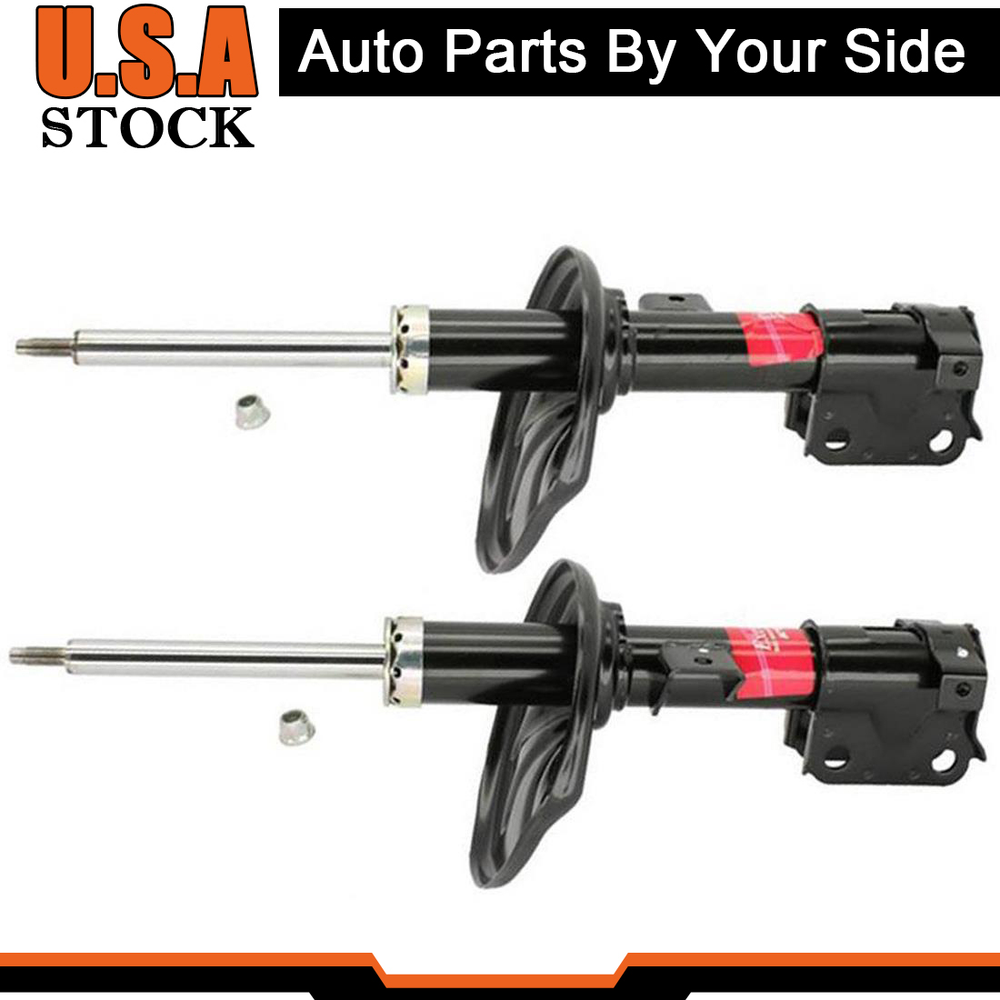 2 KYB Left+Right Front Struts Shocks Absorber Dampers Inserts Set for Mitsubishi