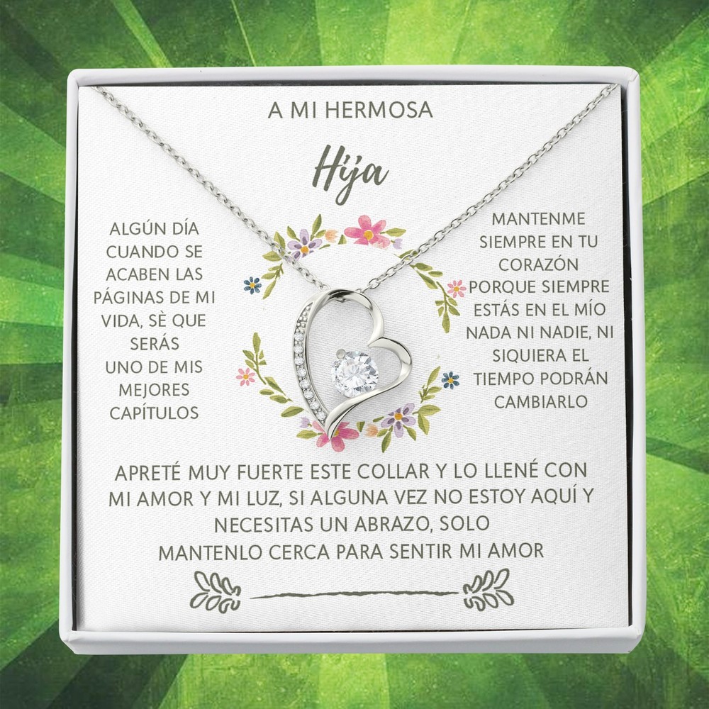 Eterno Amor Collar para Hija y Madre, Regalo Especial