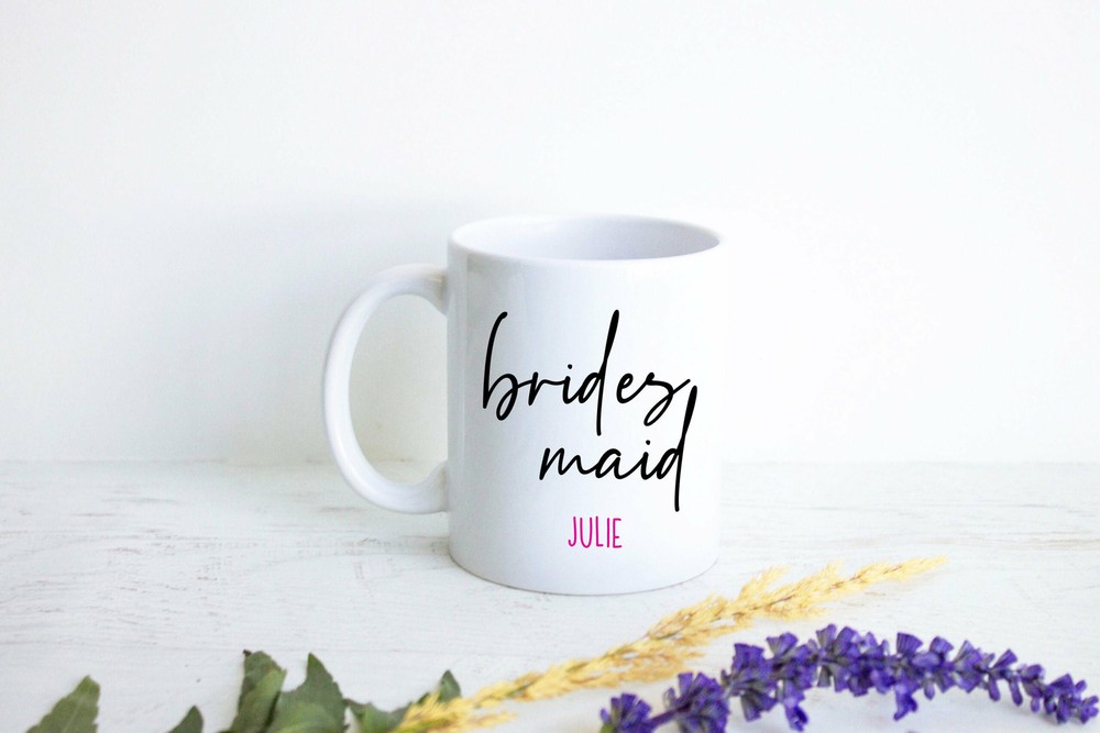 Bridesmaid Proposal Bridesmaid Mug Custom Personalized Mug Bridesmaid Gift