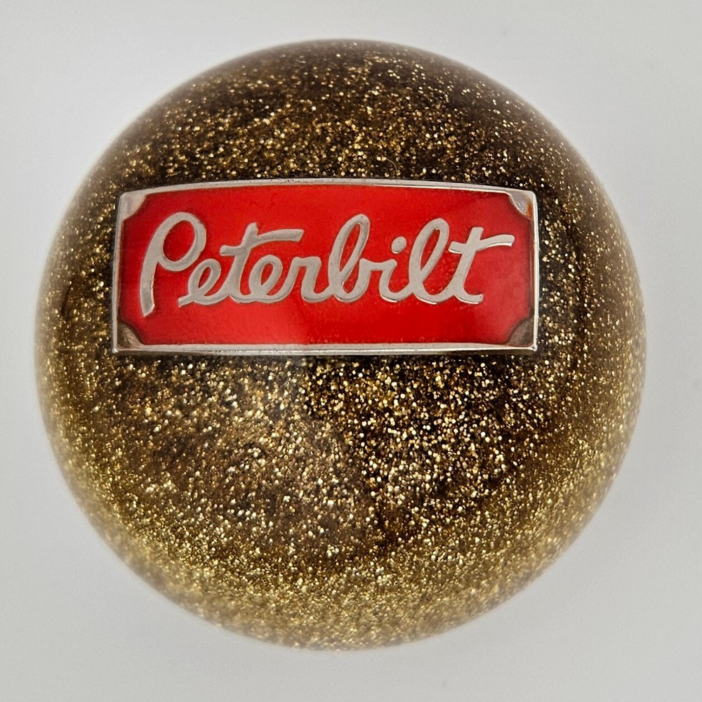 Gold Glitter Peterbilt Vintage Roadway 