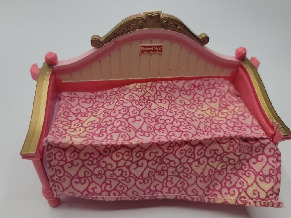 Fisher Price Loving Family Dollhouse Canopy Day Bed 2006  -image