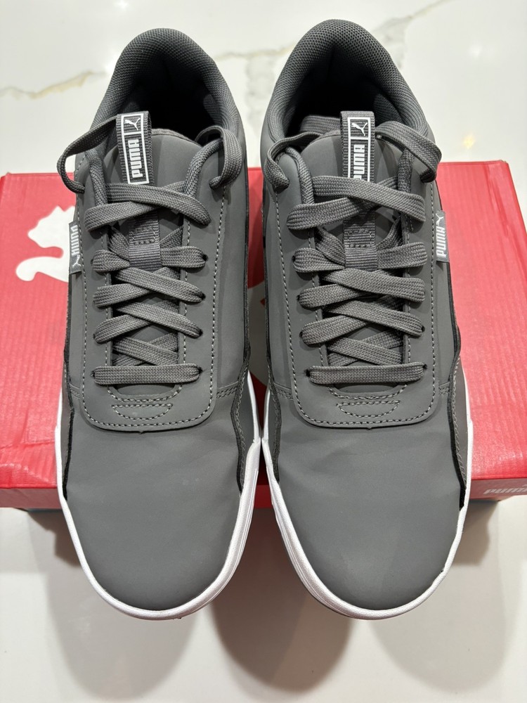 PUMA Men's Skate Sneaker SoftFoam Lace Up Shoes Gray Size 10.5 Pre-Owned