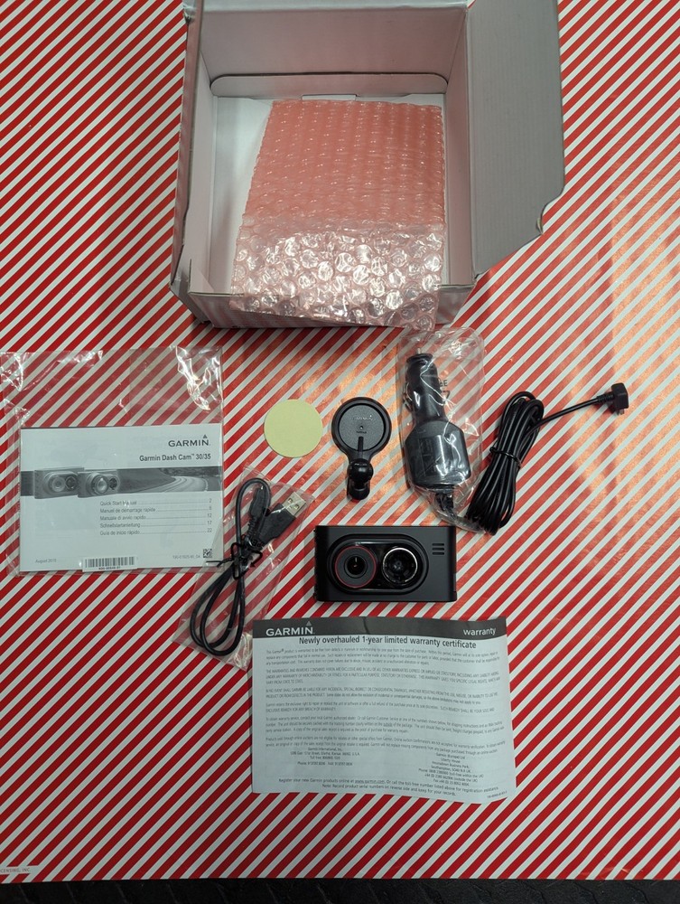 Garmin Dash Cam 35 – Full HD 1080p Dash Camera | Unused | Complete Kit