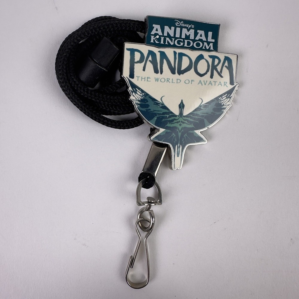 Disney Cast Member Bolo Tie Lanyard with Pandora World of Avatar Animal Kingdom Medal