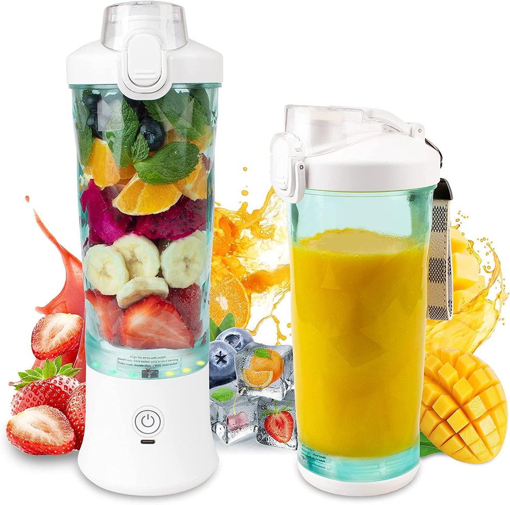 Personal Smoothie Blender with 6 Blades for Shakes Smoothies 60oz