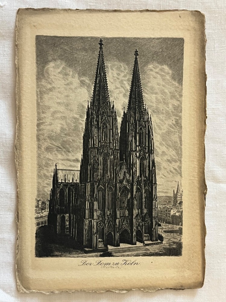 Vintage 1900s Postcard; Der Dom zu Köln; #008UI