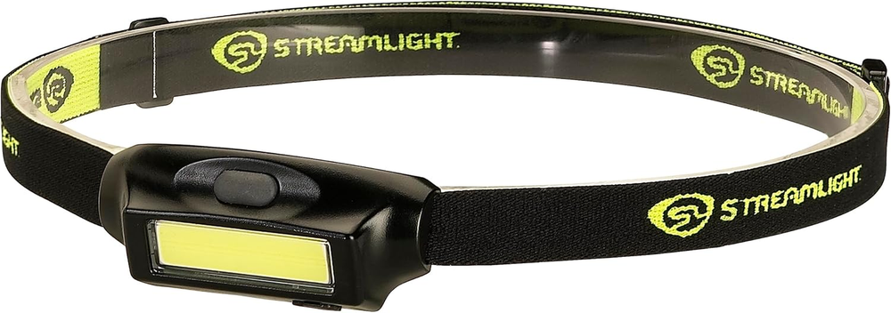 61702 Bandit 180-Lumen Rechargeable LED Headlamp with USB Cord, Hat Clip & Elast