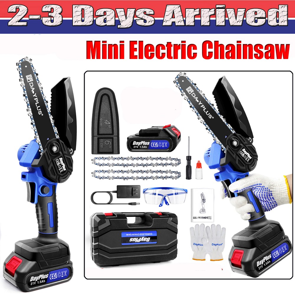 6-Inch Cordless Chainsaw for Makita - Rechargeable Electric Wood Cutter