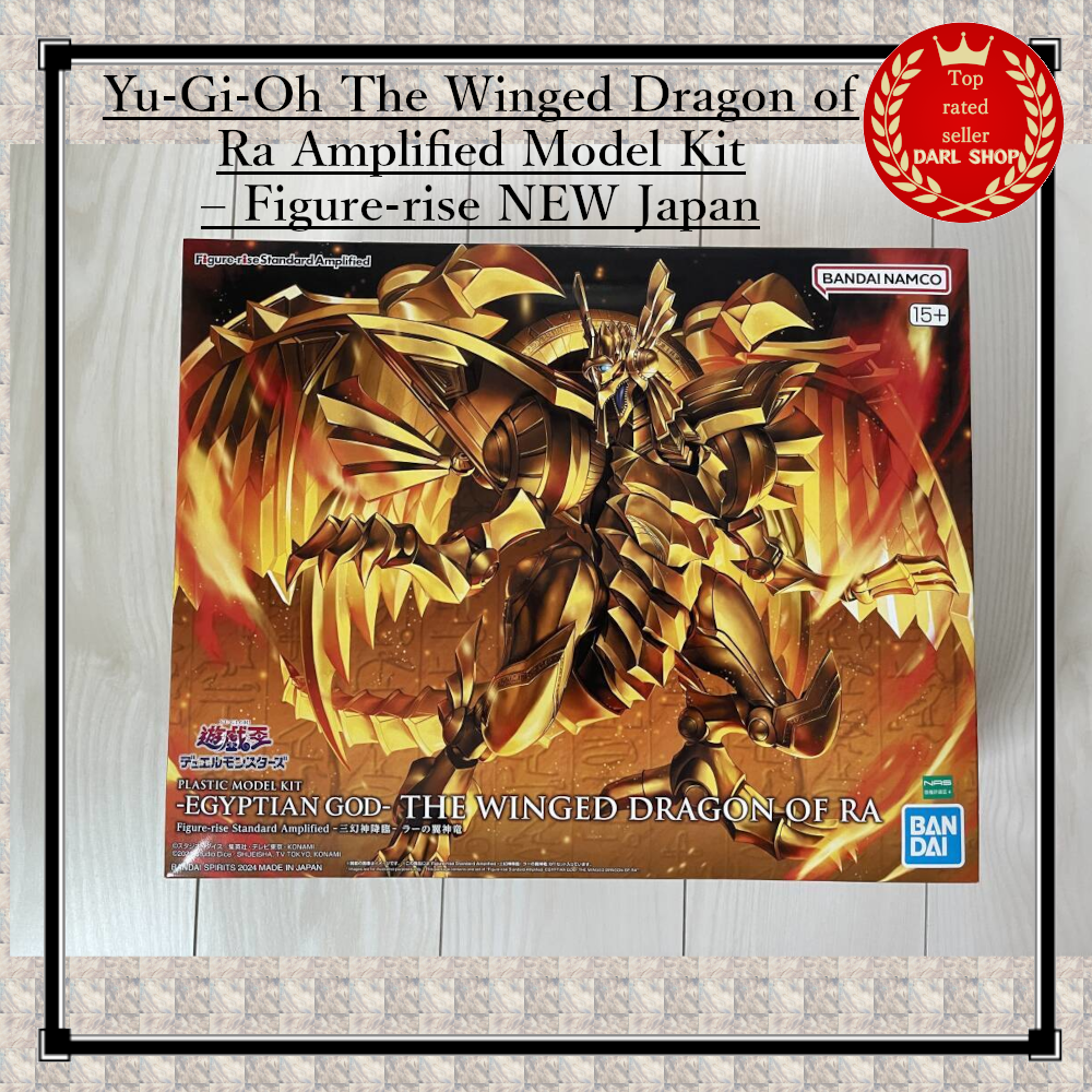 Yu-Gi-Oh Winged Dragon of Ra Amplified Figure-rise Model Kit NEW Japan