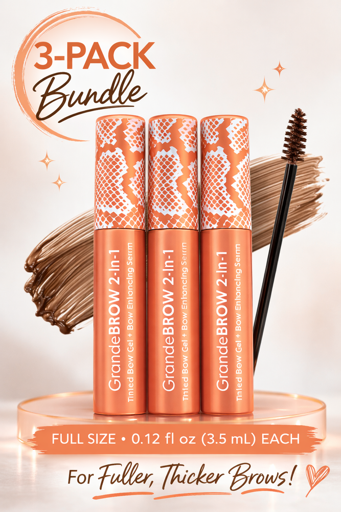 3PK GrandeBROW 2-in-1 Tinted Brow Gel + Brow Enhancing Serum Full Size