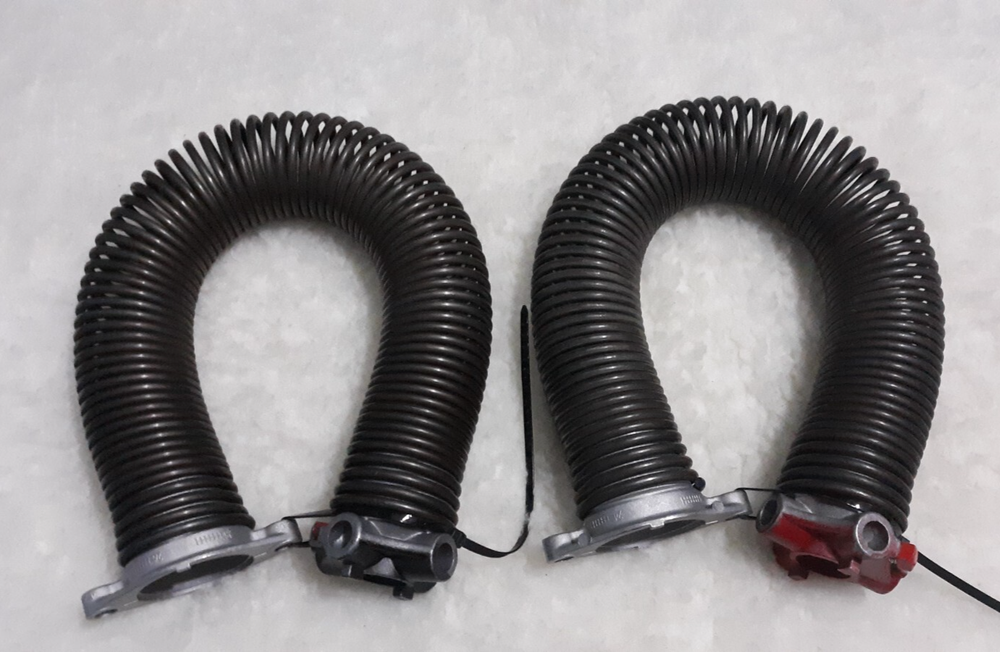 2 Heavy Duty Steel Garage Door Torsion Springs for Durability