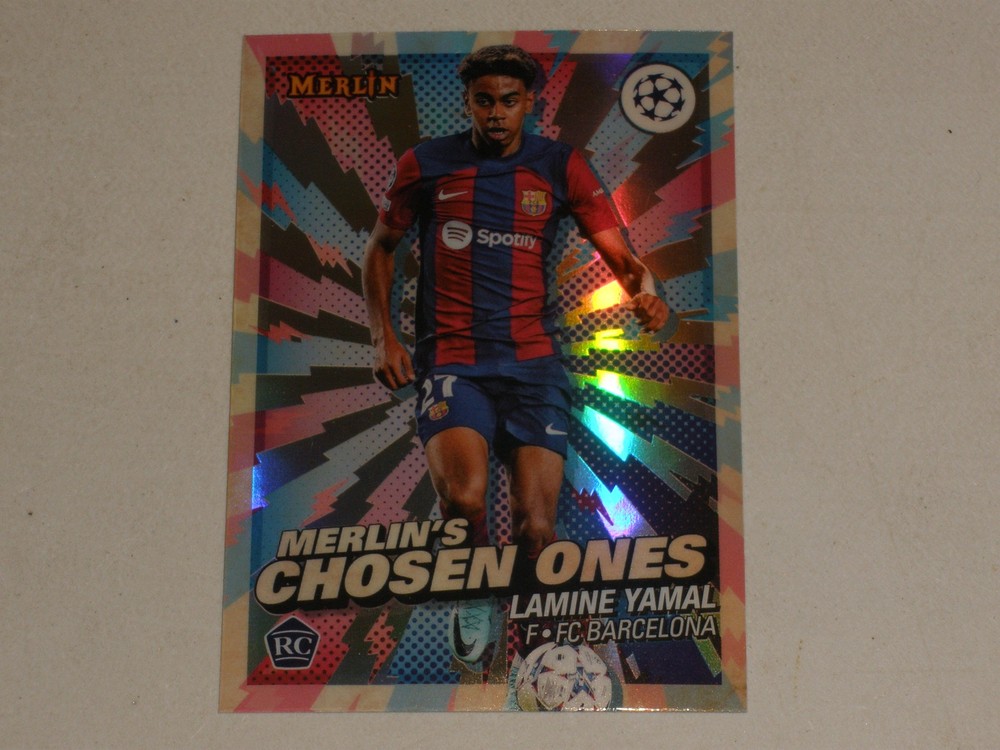 2024 Topps Chrome Merlin Rookie Chosen Ones #1 Lamine Yamal RC