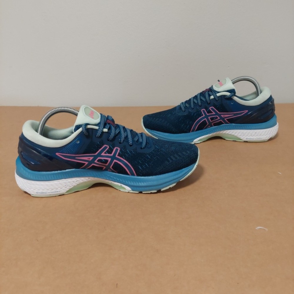 Asics Gel Kayano 27 Women's  Running Shoes Blue Pink 1012A649 SIZE 9