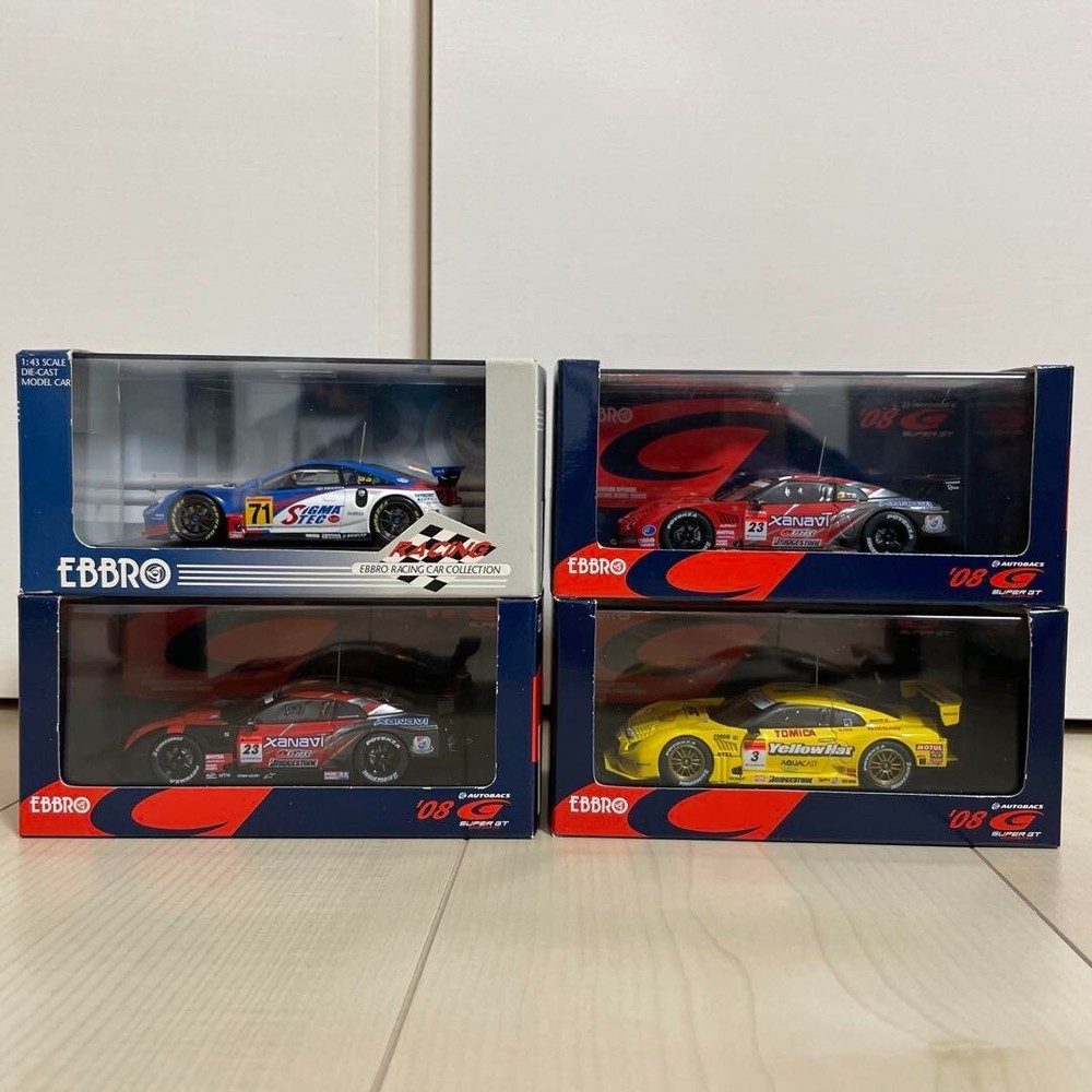 Ebbro 1/43 Dunlop Celica XANAVI NISMO GT-R 4-car set