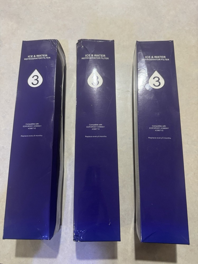 WPF3 Refrigerator Ice & Water Replacement Filter for Cleaner Taste