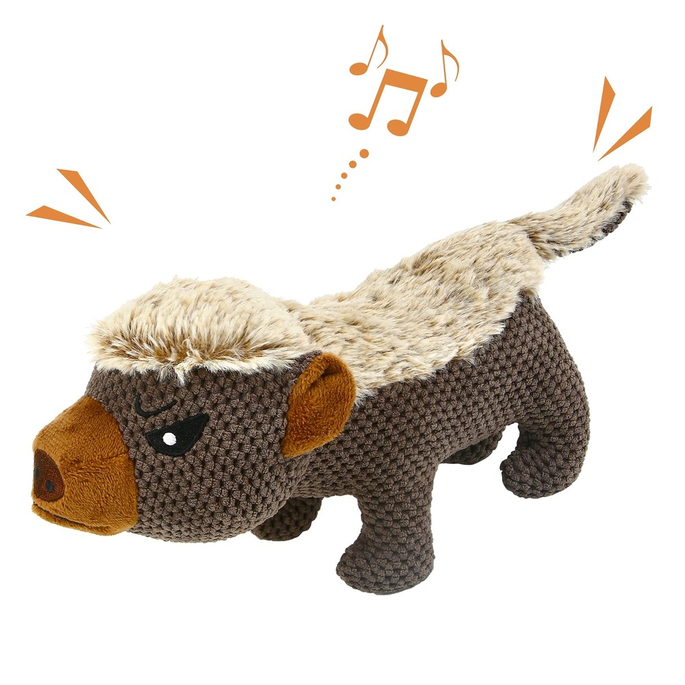 IOKHEIRA Dog Plush Toys for Aggressive Chewers Indestructible Dog Squeaky Toy...