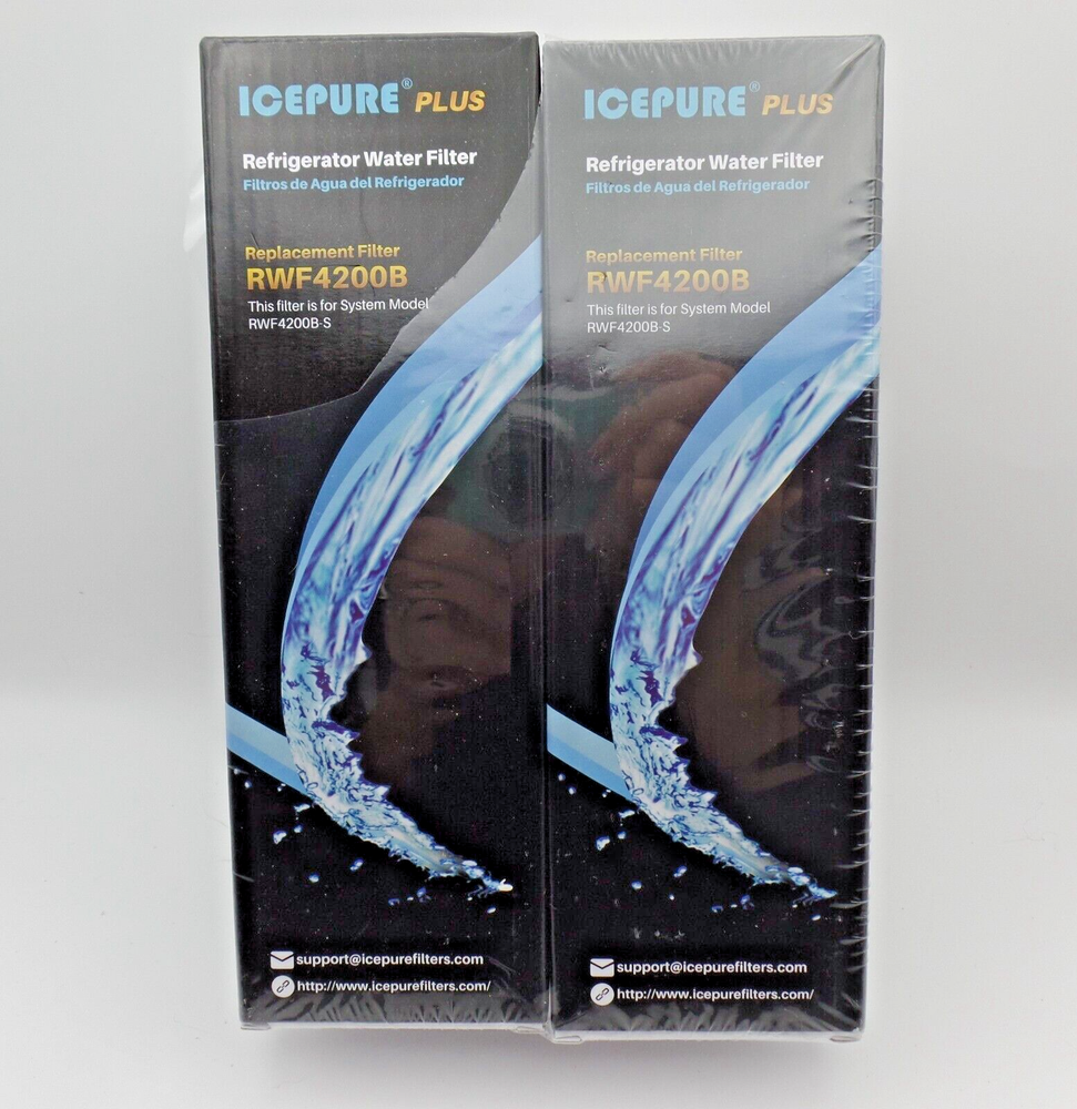 2-Pack IcePure RWF4200B Samsung Refrigerator Water Filter Replacement