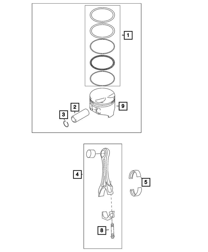 Genuine Mopar Piston Ring Kit 68346019AA