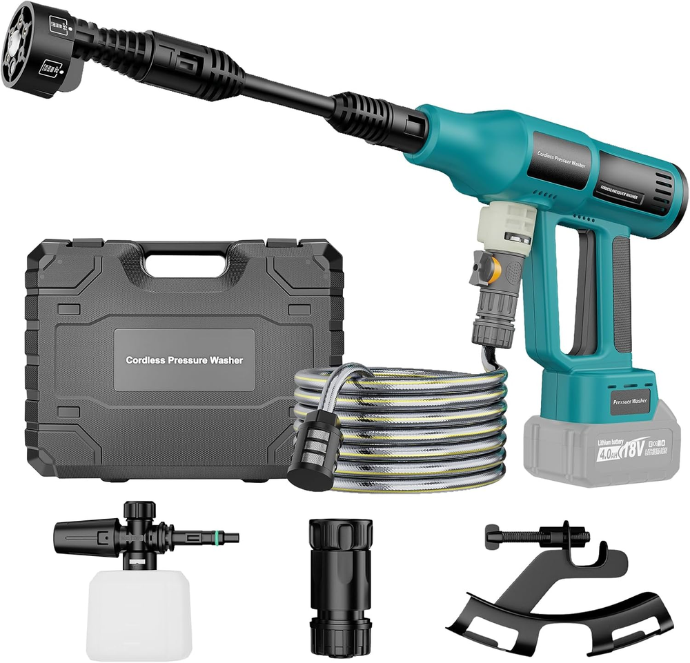 Cordless Power Washer for Makita 18V Battery, Portable Handheld Pressure Washer