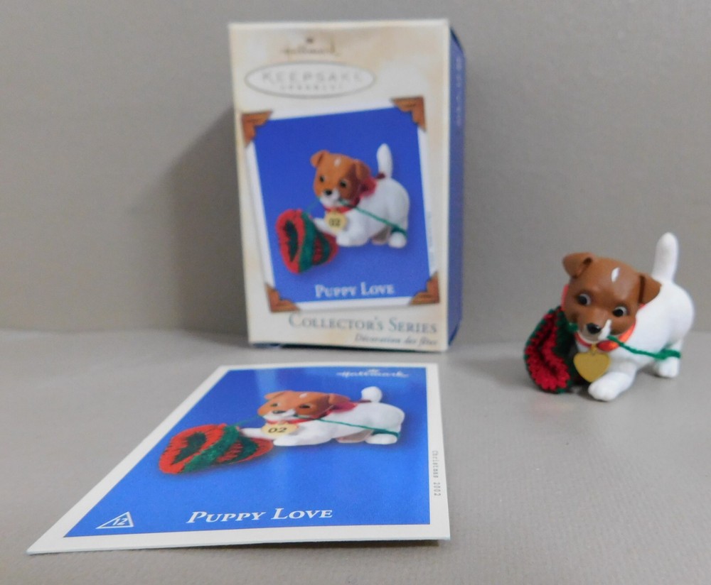 Hallmark Keepsake Ornament - 2002 Puppy Love Series - #12 Jack Russell Terrier