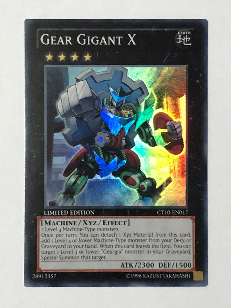 Yu-Gi-Oh Gear Gigant X CT10-EN017 Ultra Rare Collectible Card