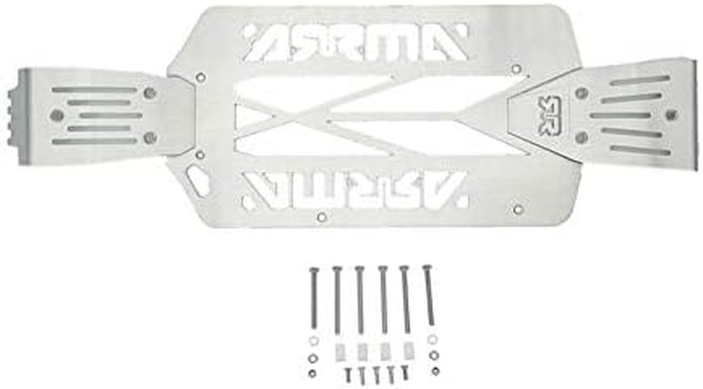 for Arrma Big Rock Crew Cab 4X4 BLX Upgrade Parts Stainless Steel Skid Plates fo