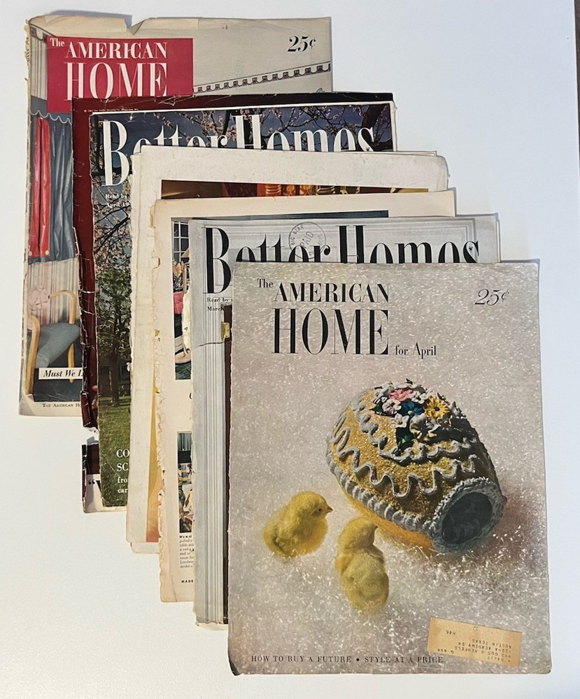 Vintage Magazine Pages from American Home, Better Homes & Gardens for Collectors