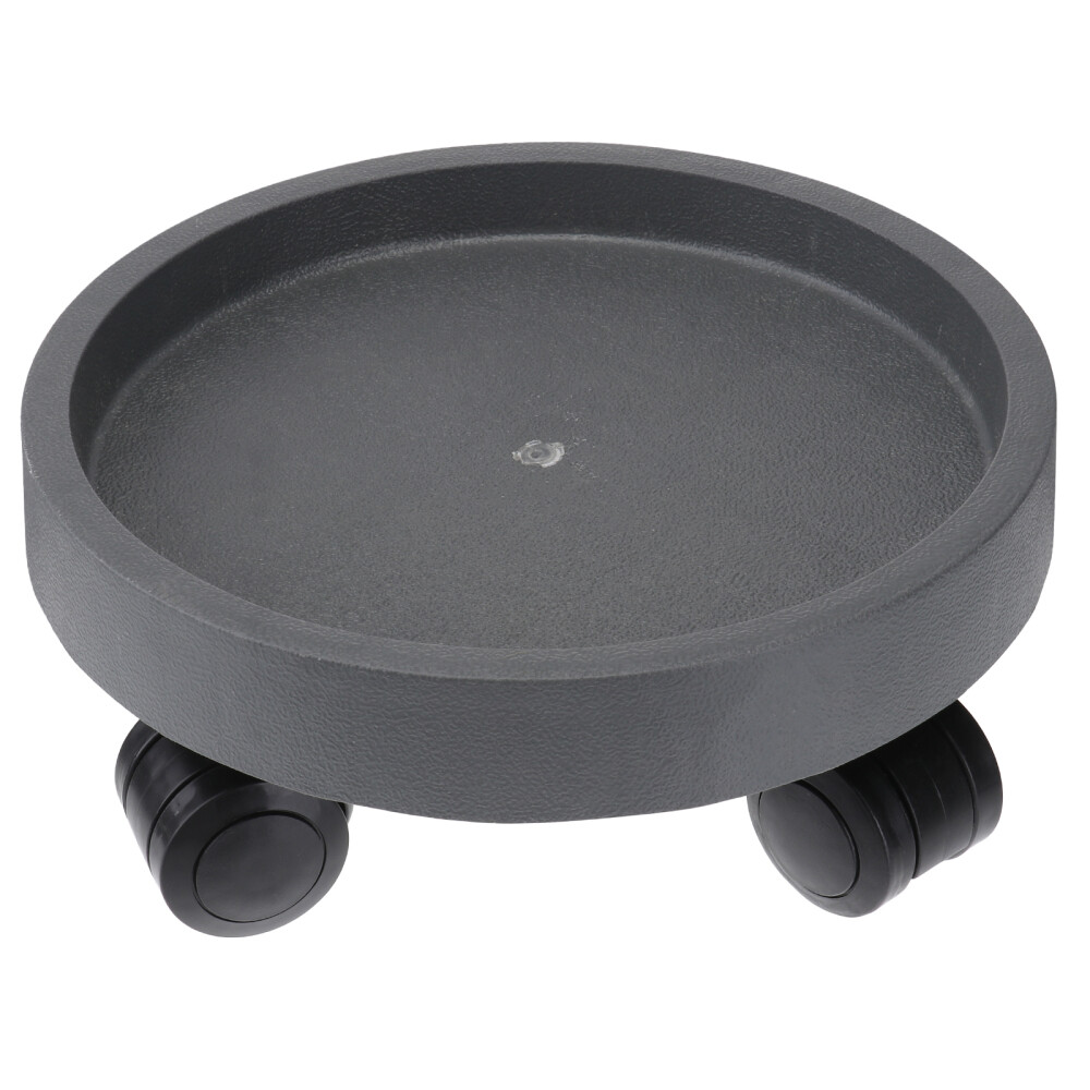 1pc Black Resin Flowerpot Tray Creative Gardening Pot Plate