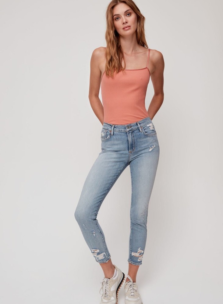 Agolde The Sophie Crop High waisted ankle  Jeans Size 26