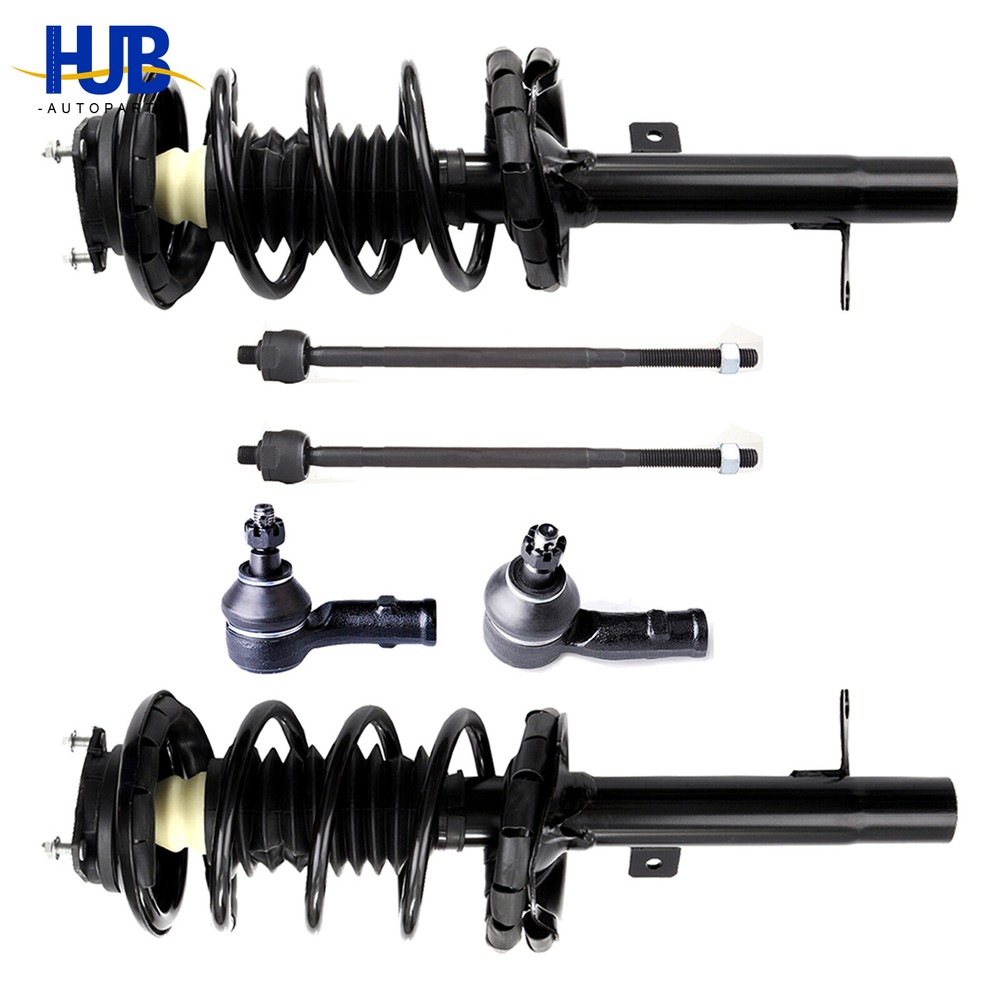 2000-2004 Ford Focus Front Strut with Coil Spring & Tie Rod Kit  