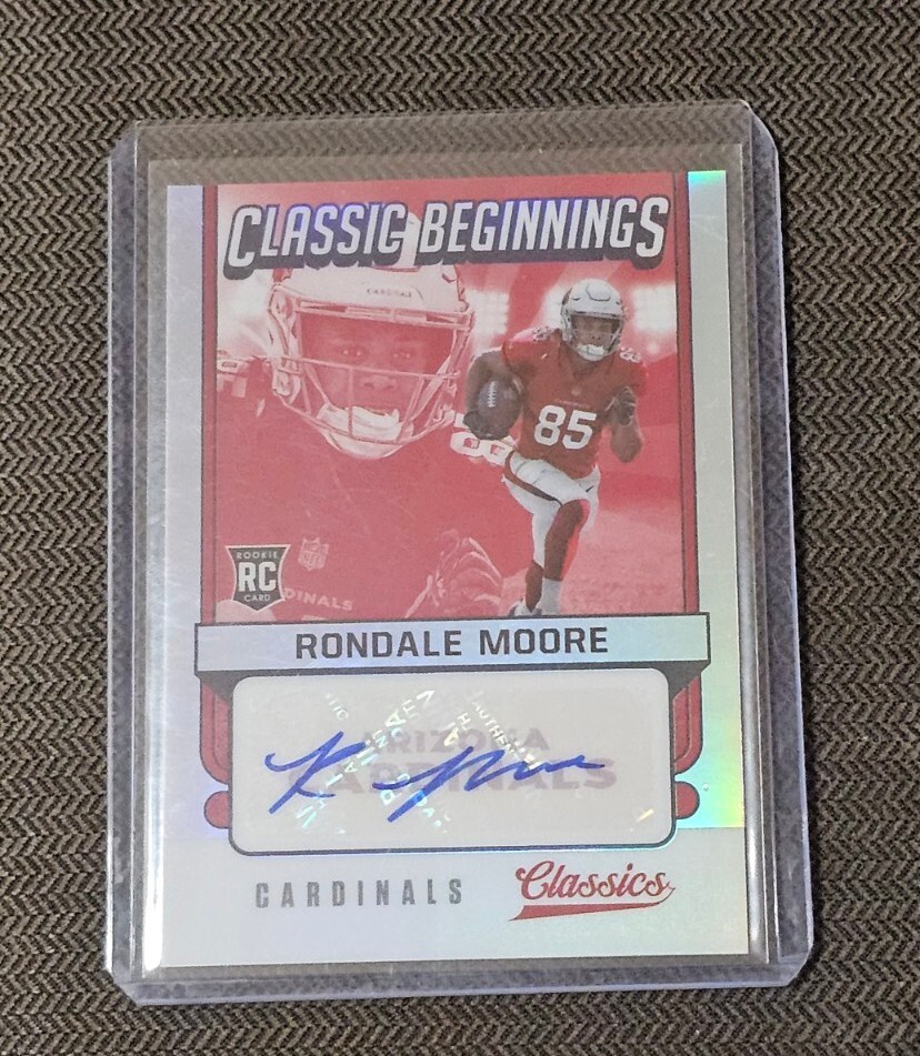 2021 Panini Classics Premium Rondale Moore RC Rookie Auto SP 91/99