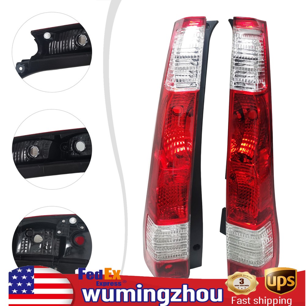 2005-2006 Honda CR-V Red & Clear Passenger Tail Light