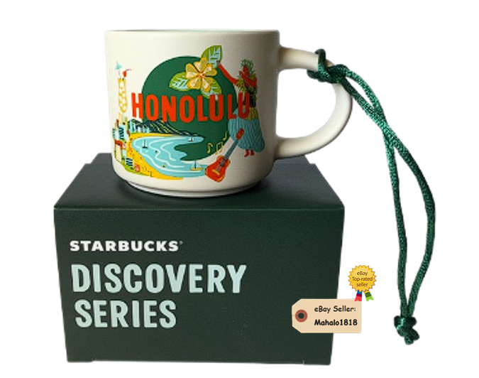 Starbucks 2024 Honolulu Hawaii Discovery Series 2oz Ornament 🌺