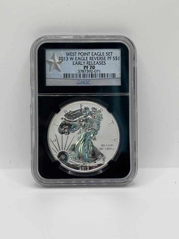 WEST POINT MINT 2013 W REVERSE PROOF EARLY RELEASSES PF70