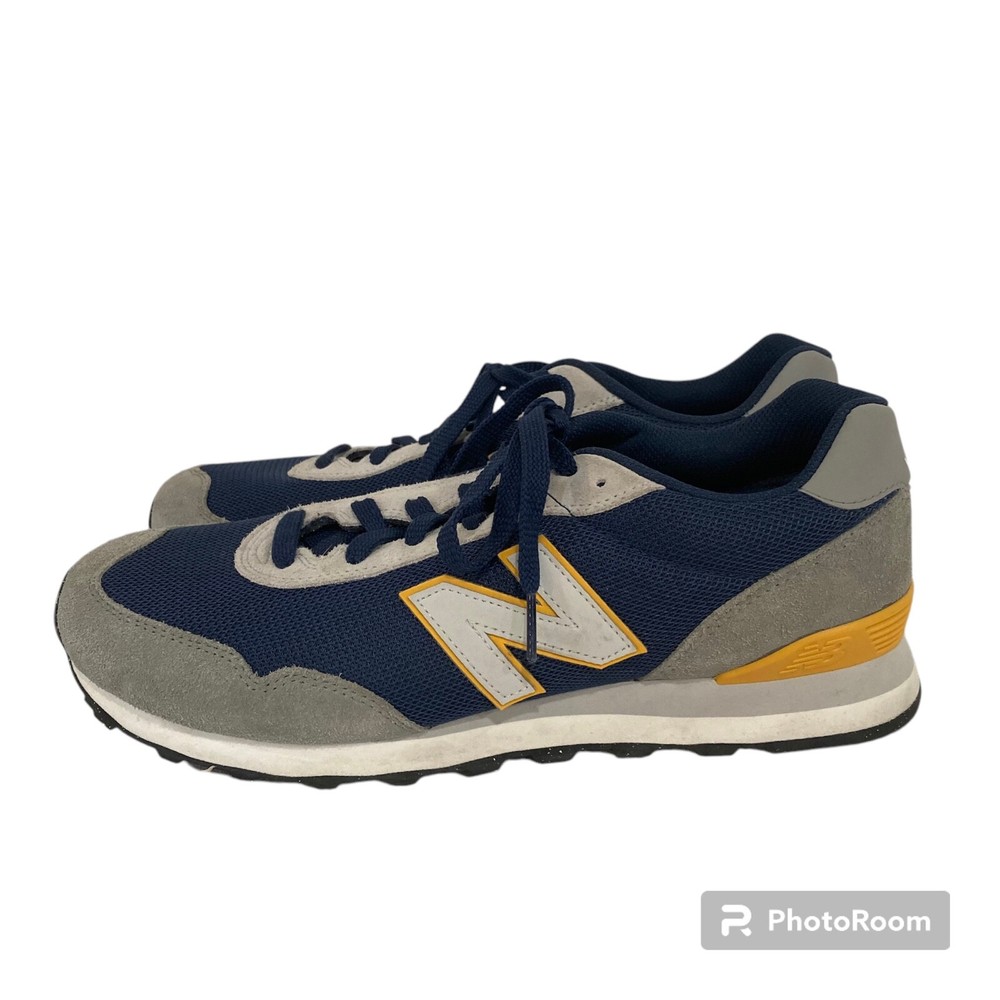 New Balance 515 V3 ML515FY3 Navy Blue Slate Gray Gold Sneakers Mens Size 12 D