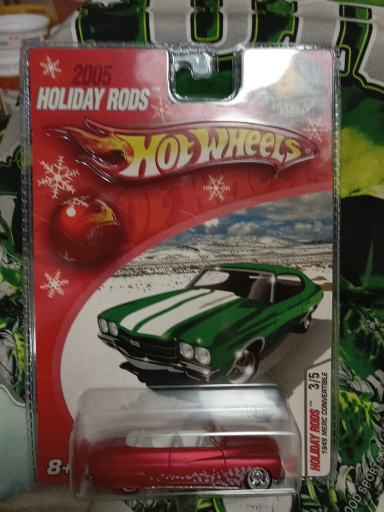 2005 Vintage Hot🔥Wheels/ Holiday Rods ( LE 3/5) '49 Merc Convertible In Red-RR