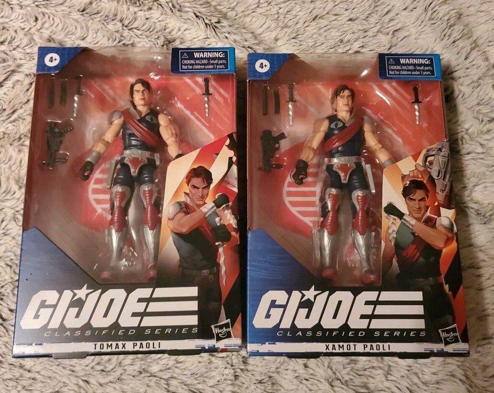 G.I. Joe Classified Series #44 45 Tomax Xamot Twins 2 Figures New, Mint In Box ￼