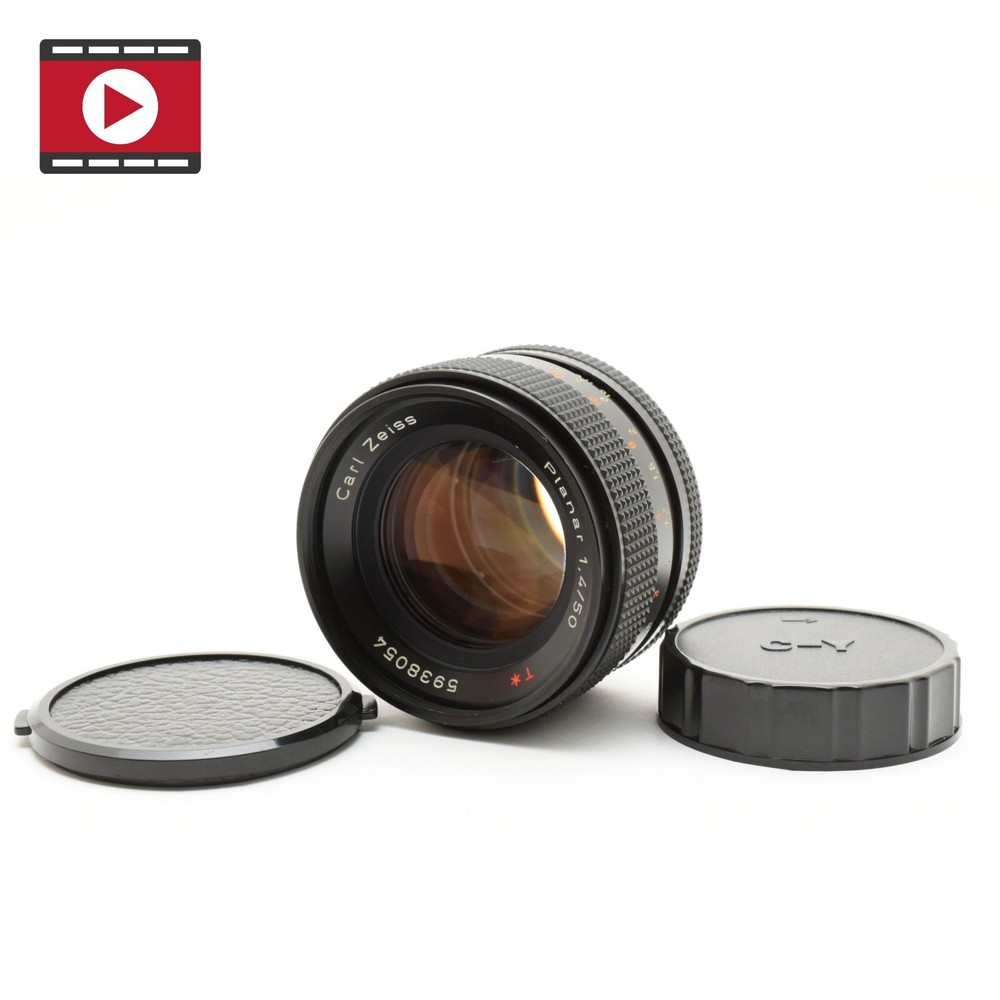 Mint Contax Carl Zeiss Planar T 50mm F1.4 Lens C/Y Mount AEJ Japan