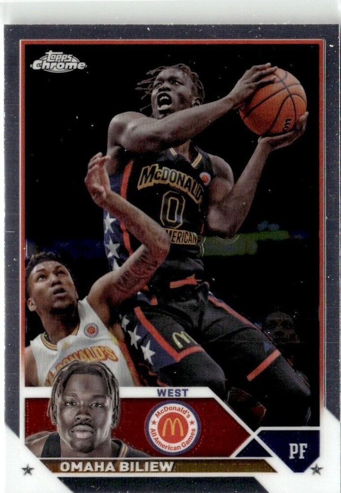 2023-24 CHROME MCDONALD'S ALL AMERICAN OMAHA BILIEW IOWA STATE UNIVERSITY #13