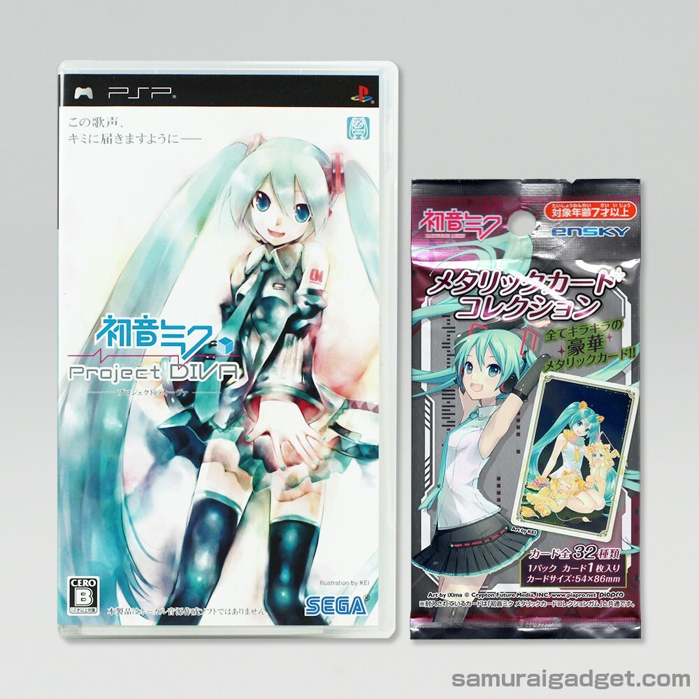 Hatsune Miku Project Diva PSP Bundle with Metallic Cards for PlayStation Portable