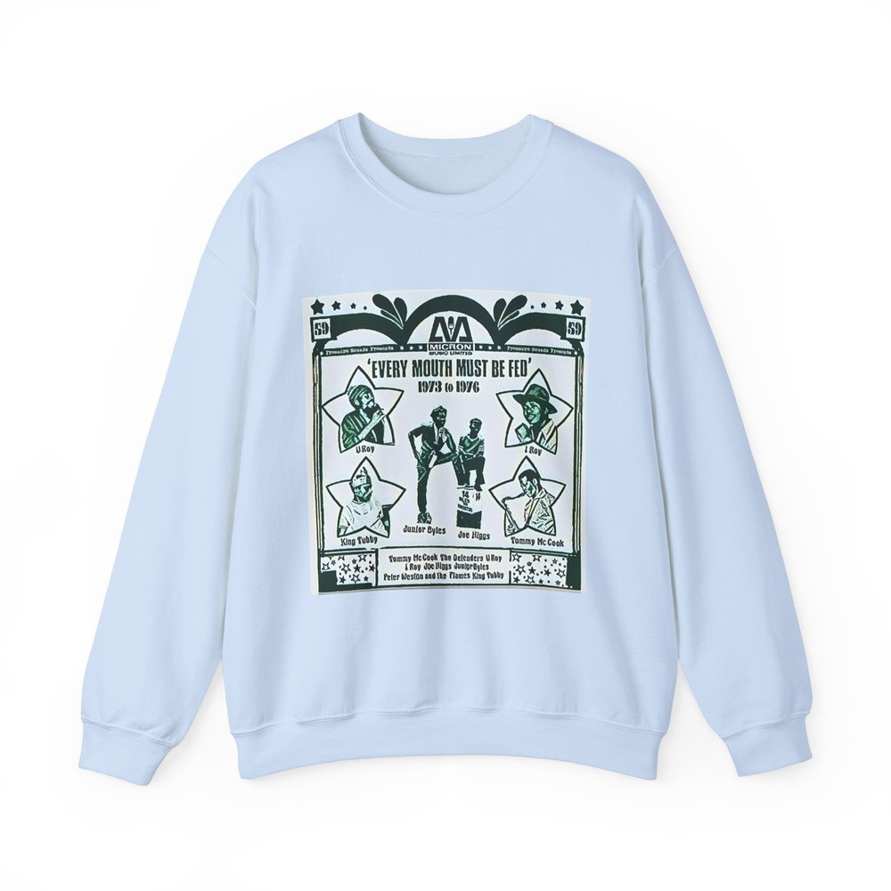Every Mouth Must Be Fed Graphic Print Art Unisex Heavy Blend Crewneck Sweatshirt