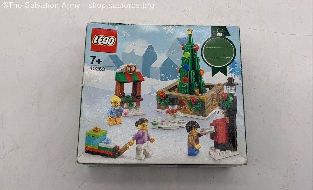 Lego Christmas Town Square 40263 Seasonal Building Block Set-image
