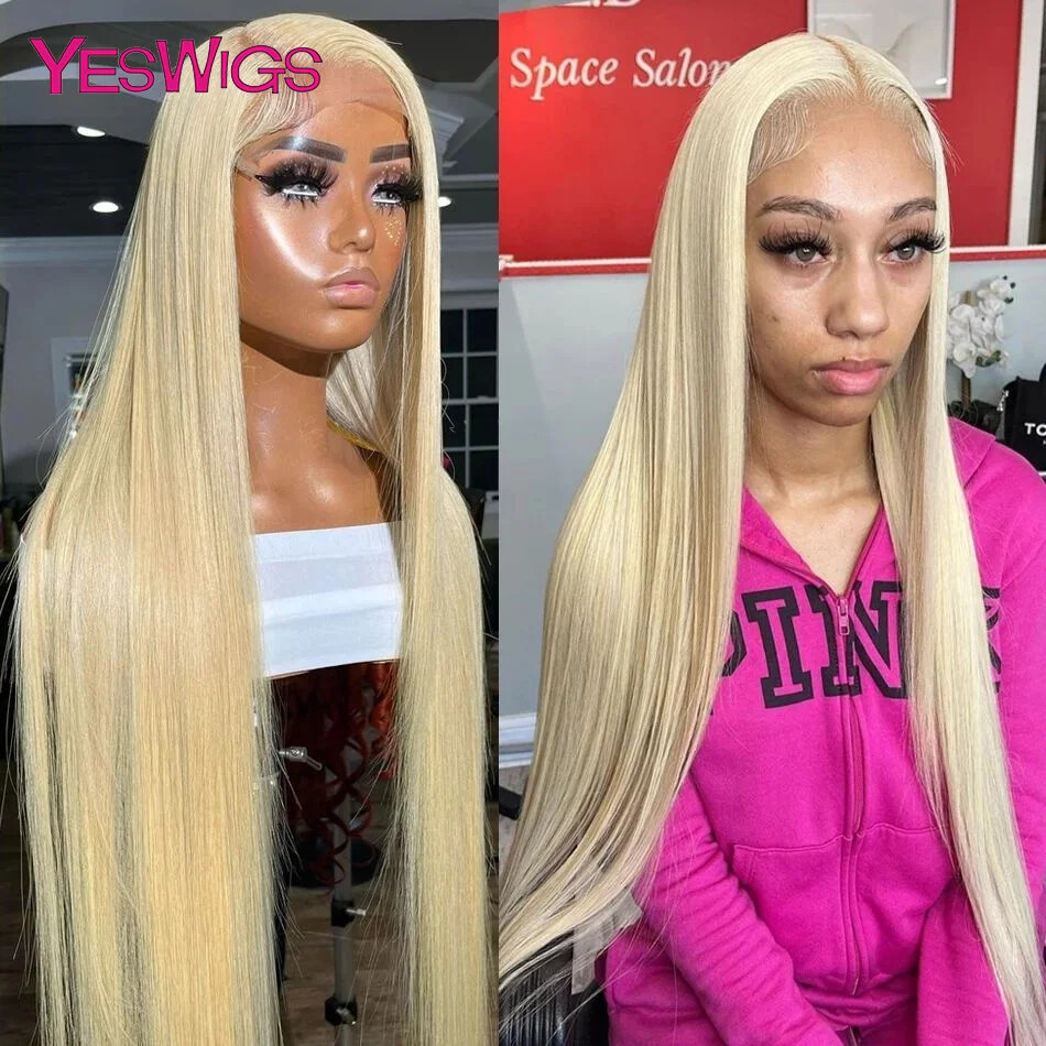 13x4 Honey Blonde Lace Front Wig Brazilian Pre Plucked Bone Straight Human Hair