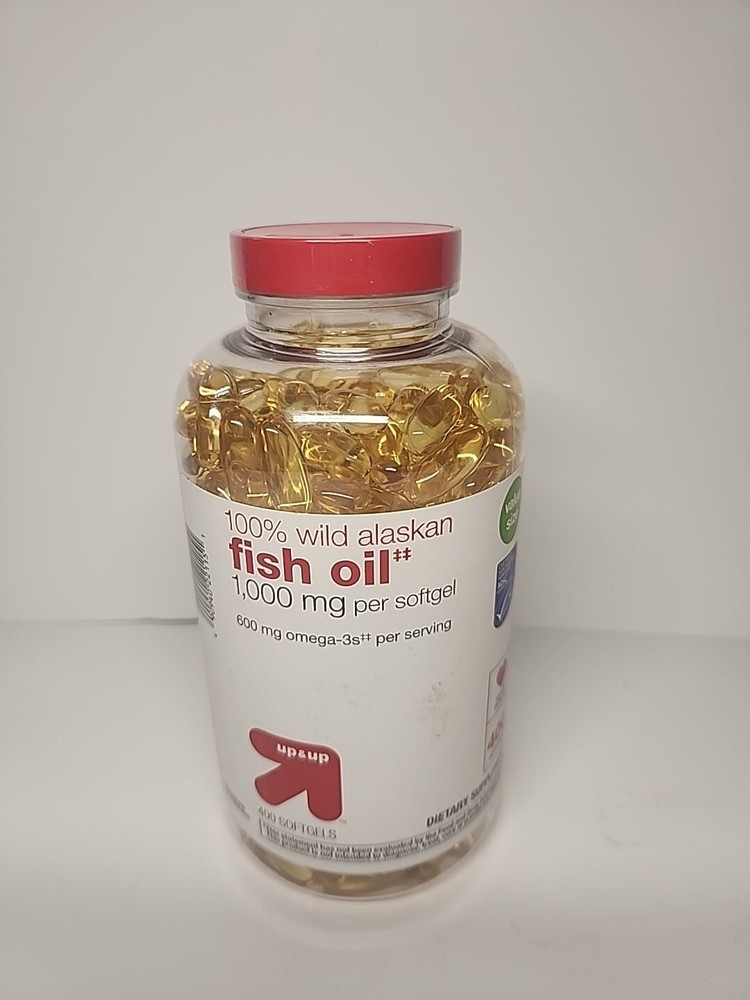 Wild Alaskan Fish Oil Softgels 1000mg 400-Count Omega-3 Supplement Exp 1/31/26