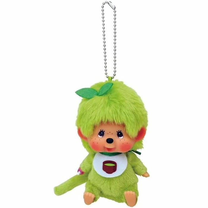 Sekiguchi Matcha Monchhichi Keychain Boy Face Big 11cm Japan Free Shipping