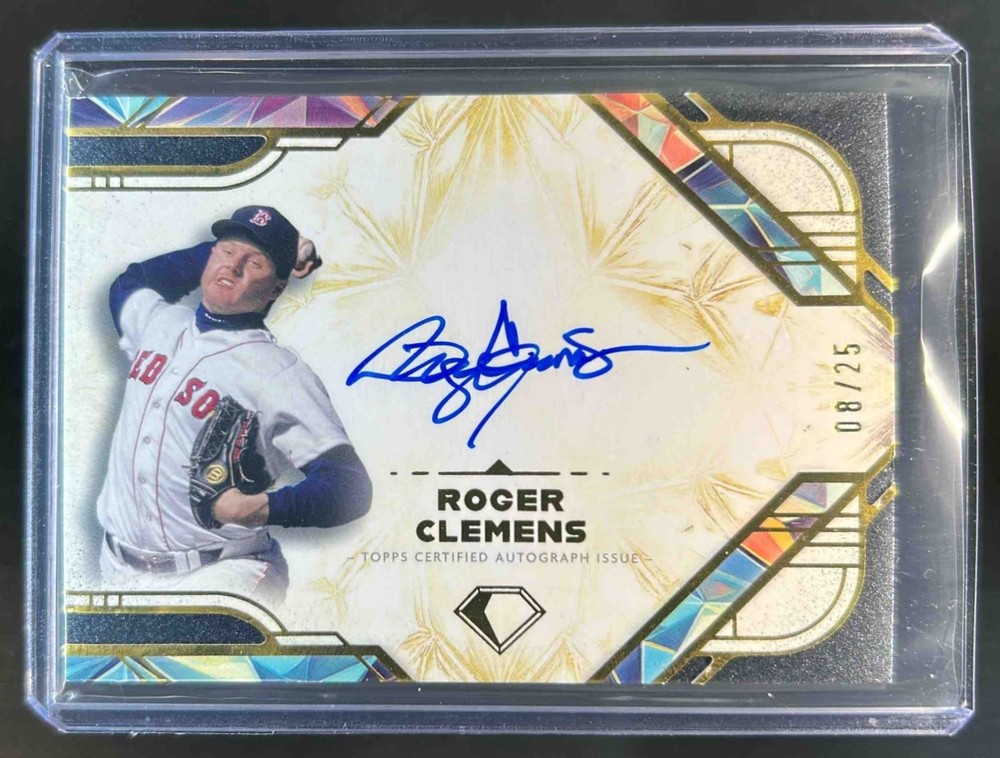 2025 Topps Diamond Icons Roger Clemens Auto #8/25 Red Sox